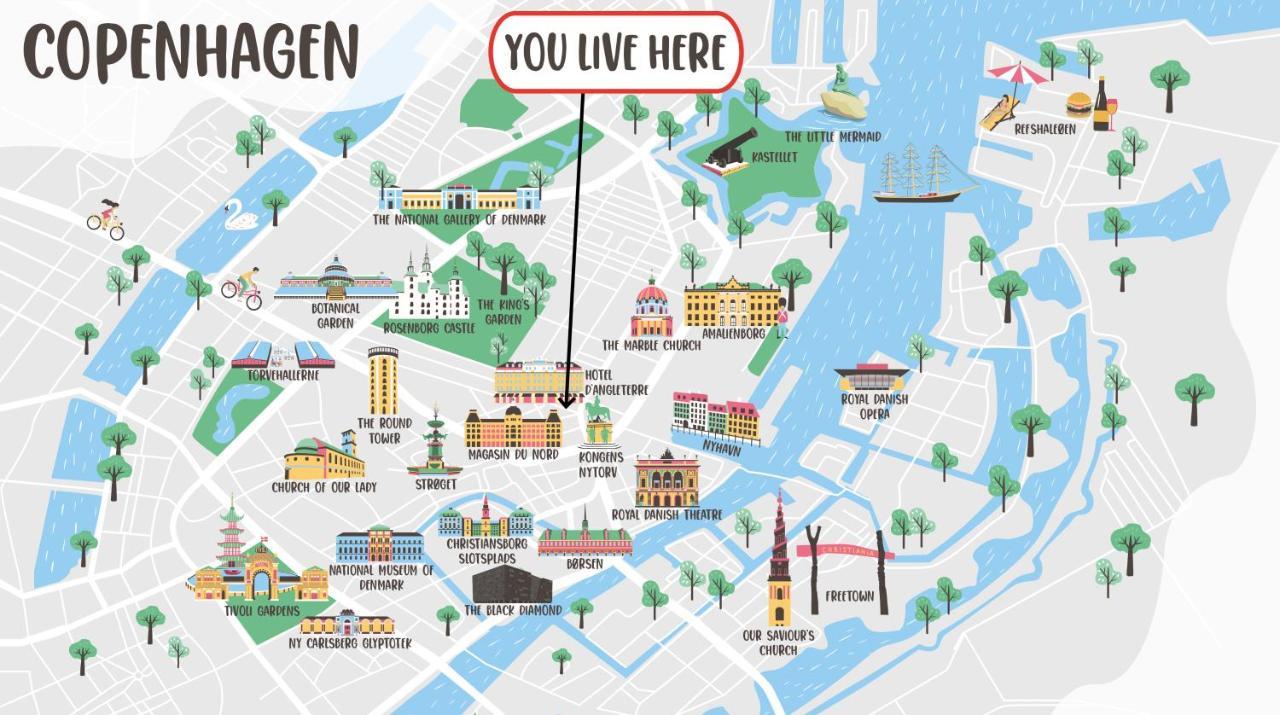 Perfect For Friends & Families 2 Bedroom Apartment In Cph โคเปนเฮเกน ภายนอก รูปภาพ